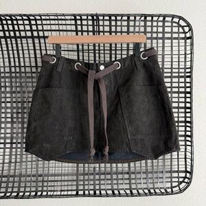 Free people We The Free Moxie Vegan Suede Mini Skirt